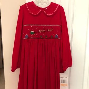 New with tags girls Christmas dress. Size 6x.